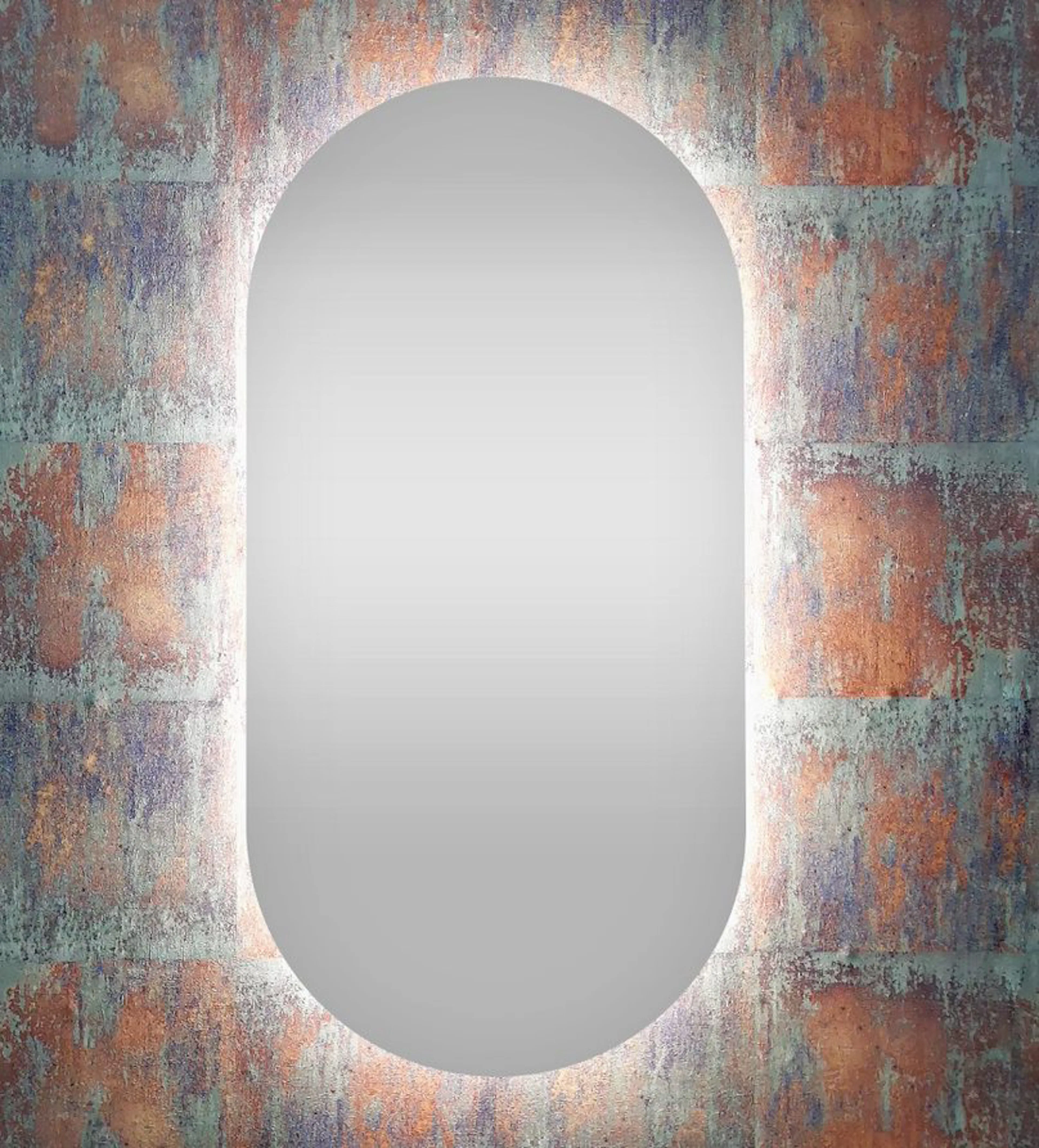 Spegel Vidi Edith 500x1000 mm med LED-belysning