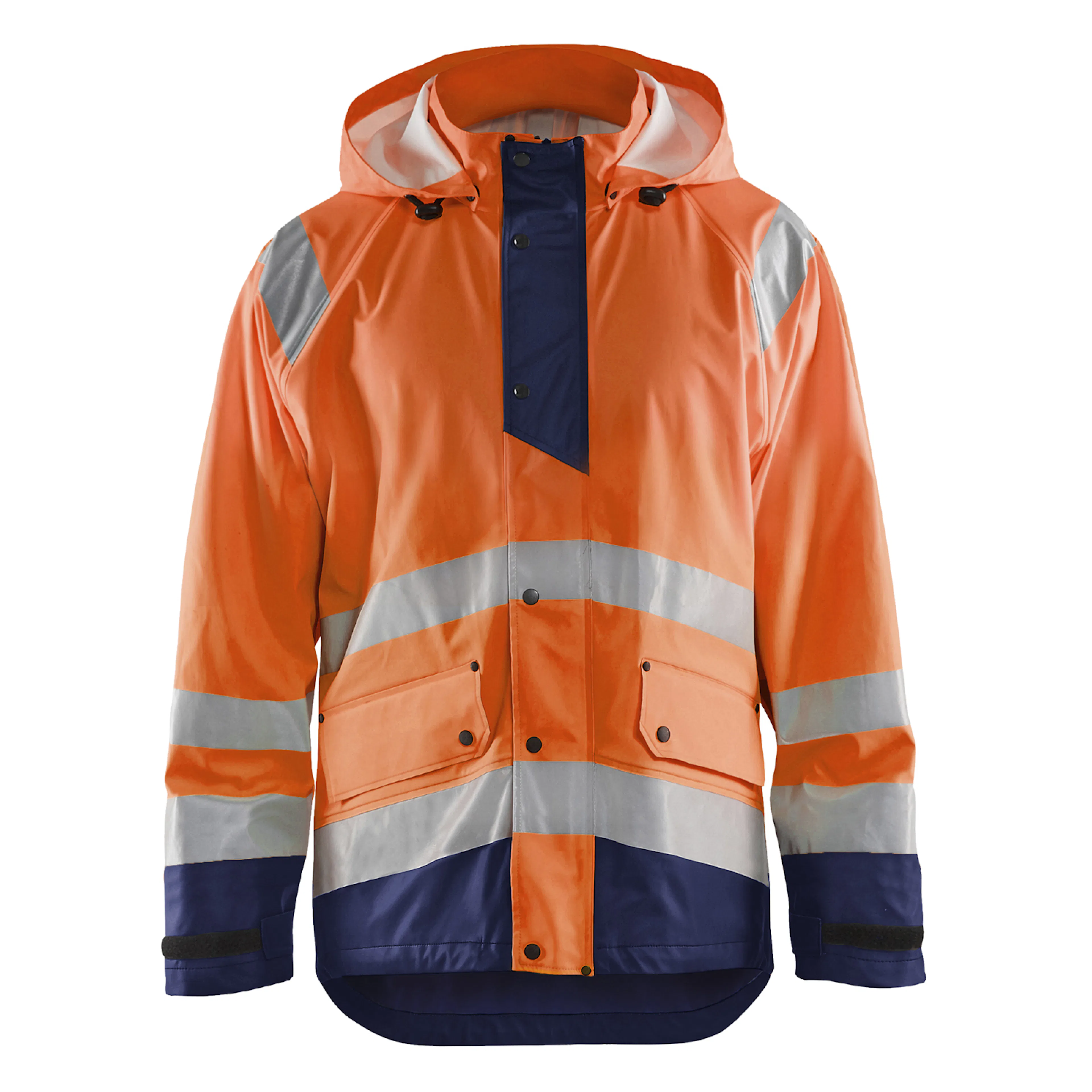 Varselorange/Marinblå