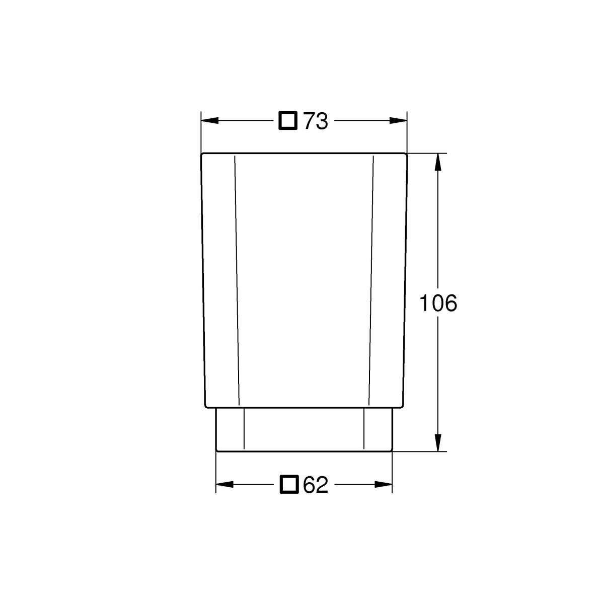 Glas Grohe Selection Cube