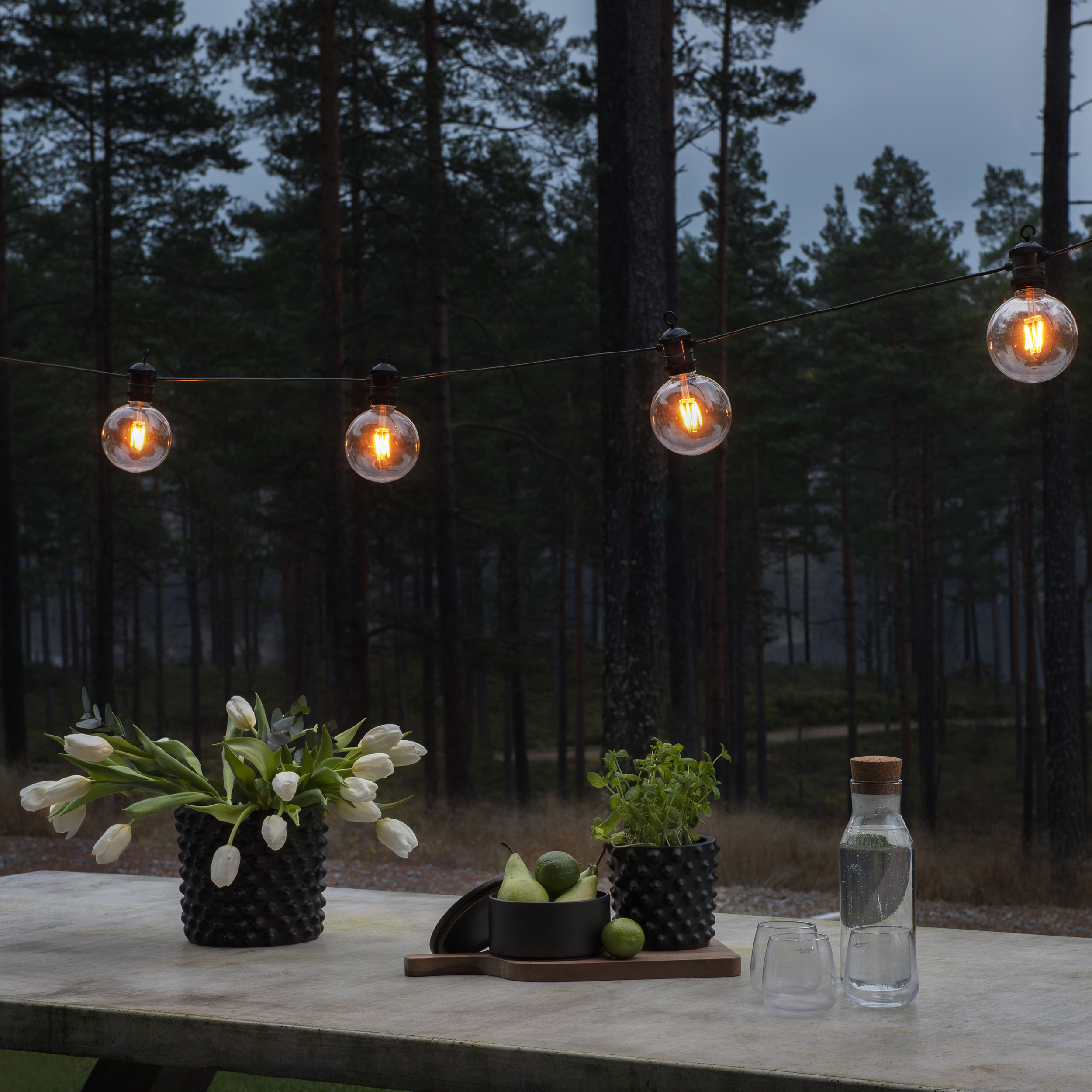 Ljusslinga Gnosjö Konstsmide E27 10L LED Utbytbar