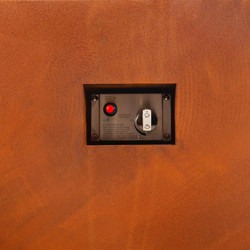 Eldstad Lyfco Cortenstål Gasoldriven Husum