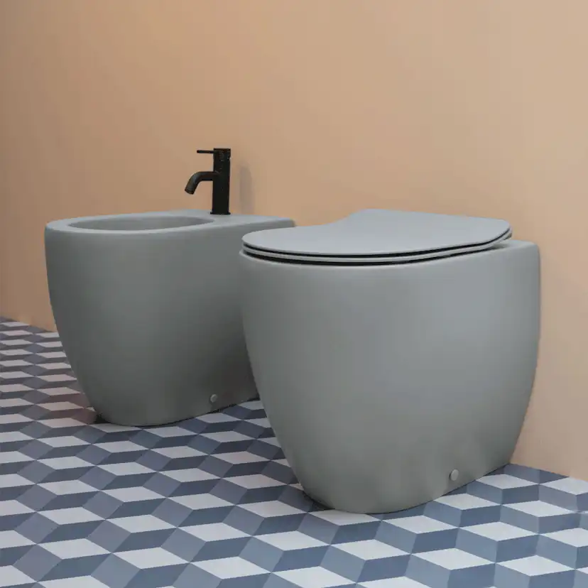 Bidé Lavabo Glomp Golvstående BTW