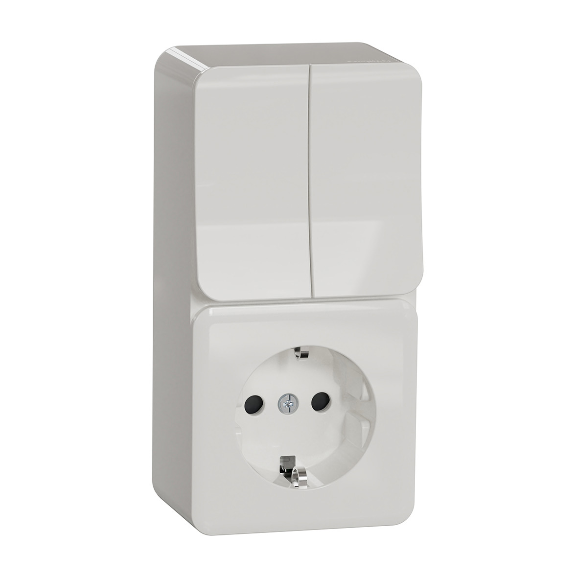 Vägguttag Schneider Electric Exxact Kron