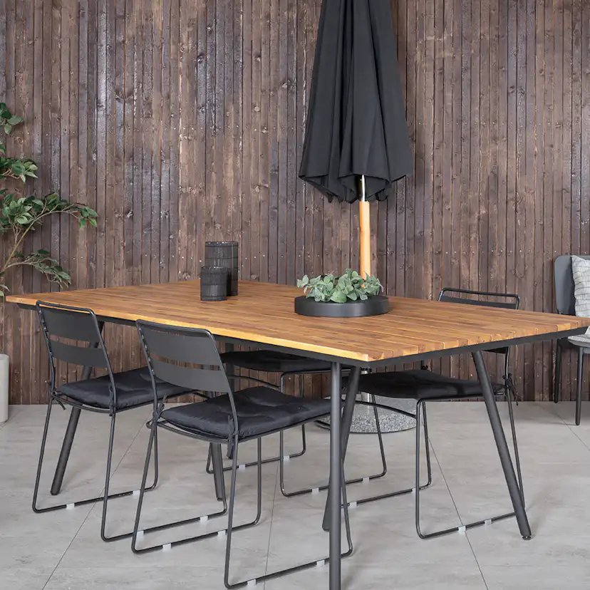 Matgrupp Venture Home Chane med 4 Legi Matstolar