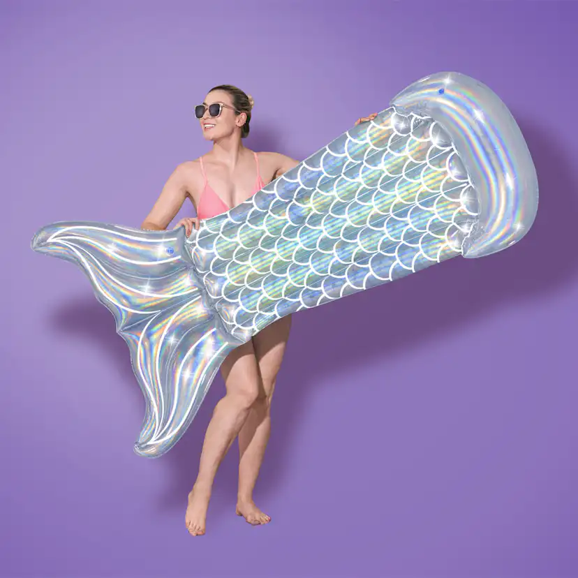 Badmadrass Bestway 193 cm Regnbågsskimrande