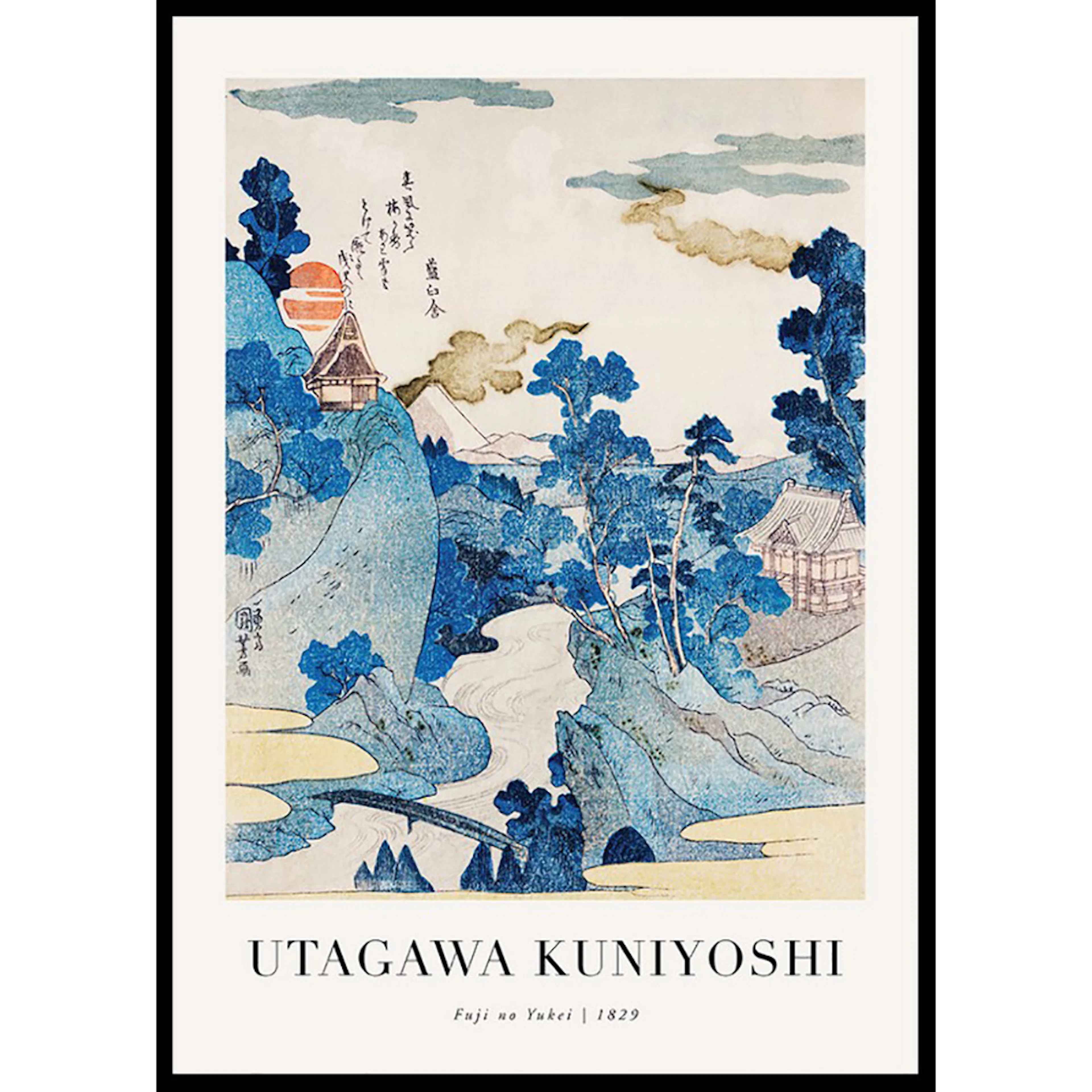 Poster Gallerix Fuji No Yukei By Utagawa Kuniyoshi