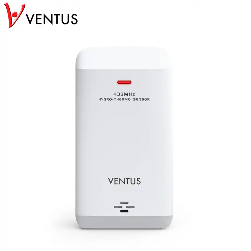 Väderstation Ventus Trådlös W210 Vit Termometer med Multifunktionell Display