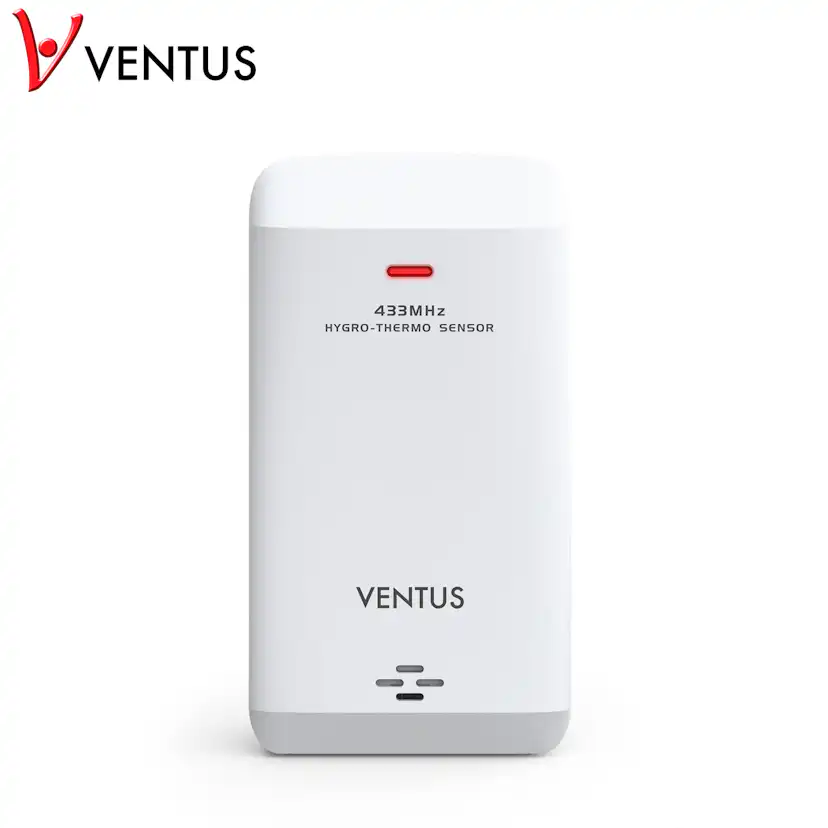 Väderstation Ventus Trådlös W210 Vit Termometer med Multifunktionell Display & Wifi