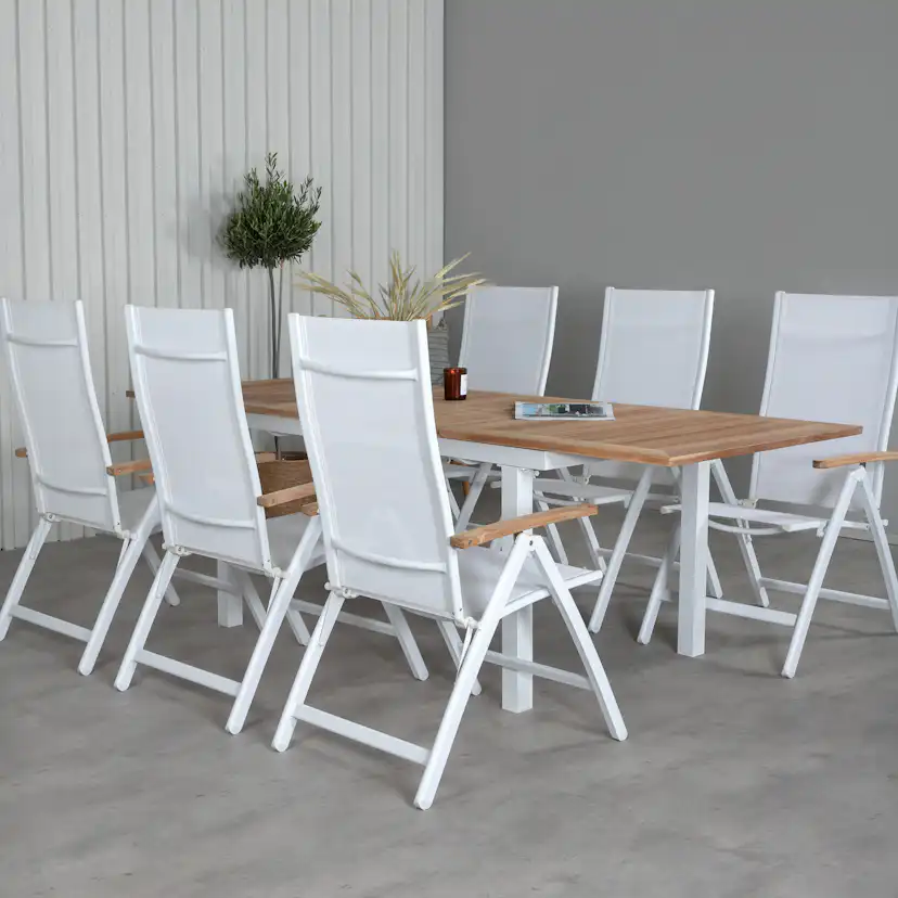 Matgrupp Venture Home Pave med 6 Pave Stolar