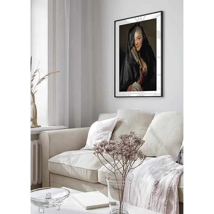 Poster Gallerix The Lady With The Veil By Alexander Roslin