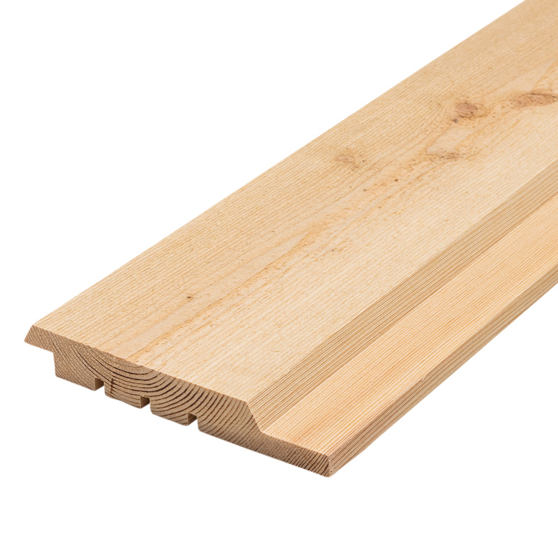 Sibirisk Lärk Panel Dubbelfas Fals Kärnsund Wood Link 21x143 mm