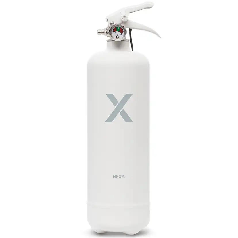 Brandsläckare Nexa 1kg Pulversläckare Vit