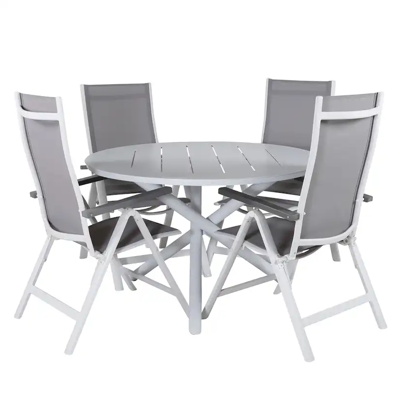 Matgrupp Venture Home Ande med 4 Laby Matstolar