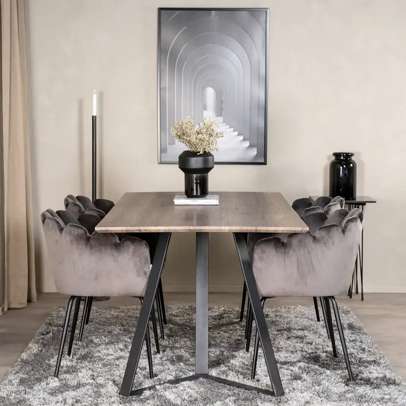 Matgrupp furniture/fashion Madde med 4 Limhamn Stolar