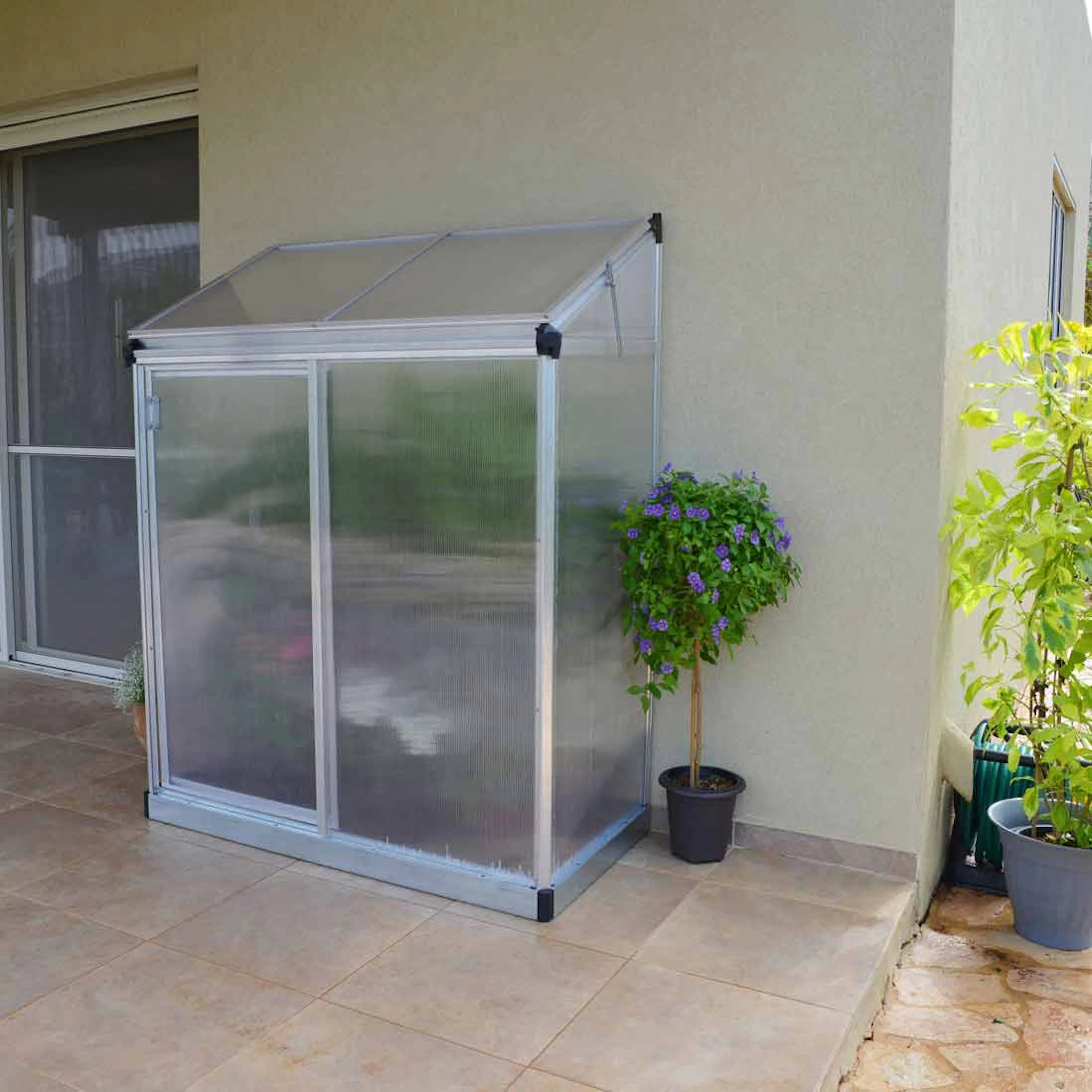 Växthus gop Lean To 0,8 kvm