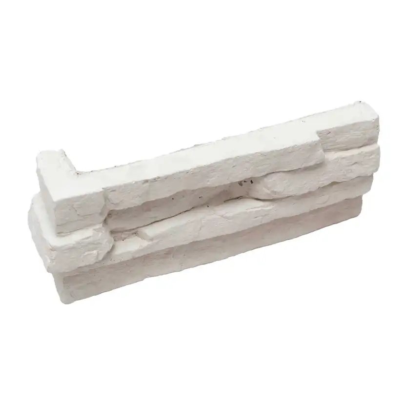 Väggsten ArtStone Hörnsten Profit Rustic Stone White