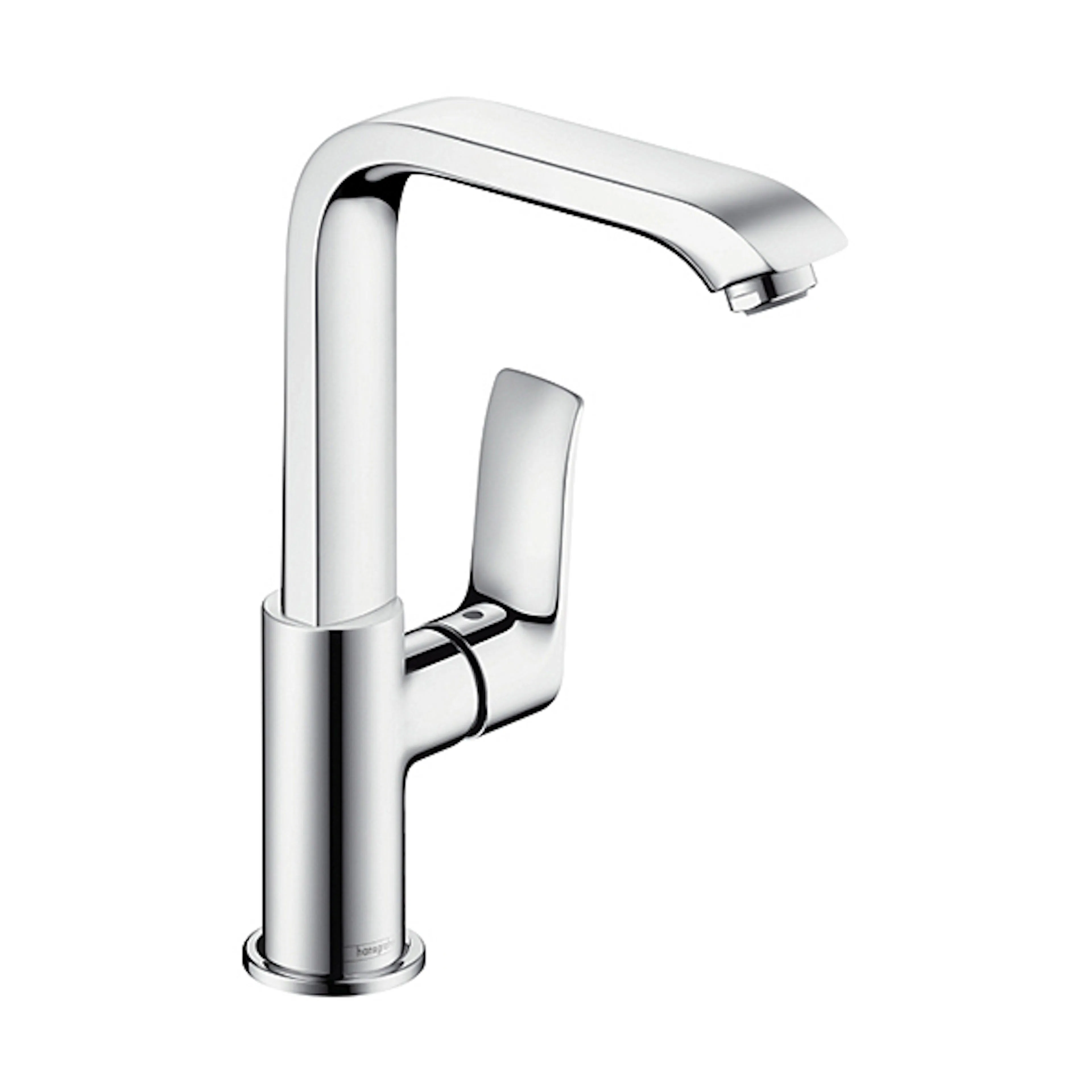 Tvättställsblandare Hansgrohe Metris med Hög Pip Med Lyftventil