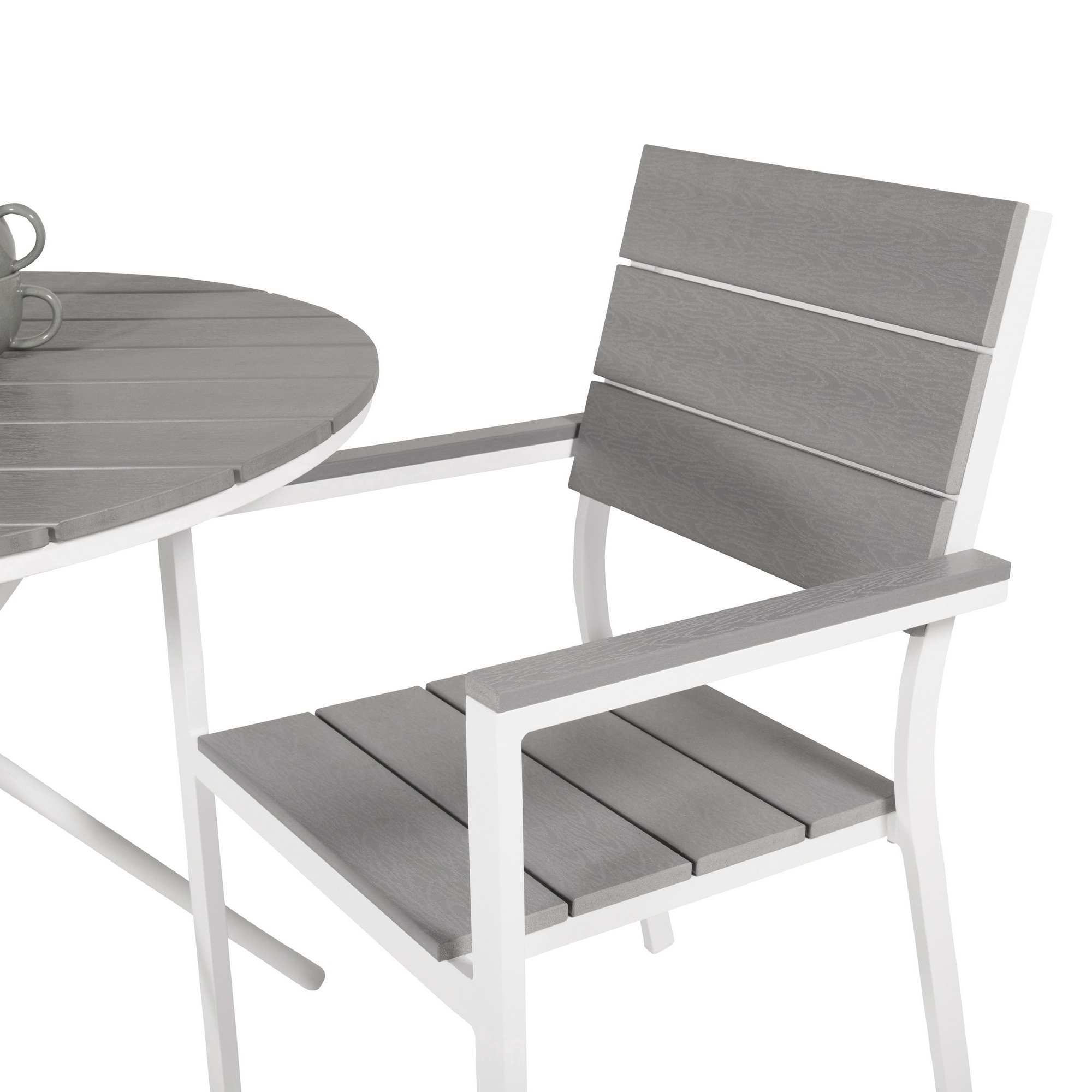 Cafégrupp Venture Home Parma Caféset Rund Ø90 cm med 2 Levels Stolar