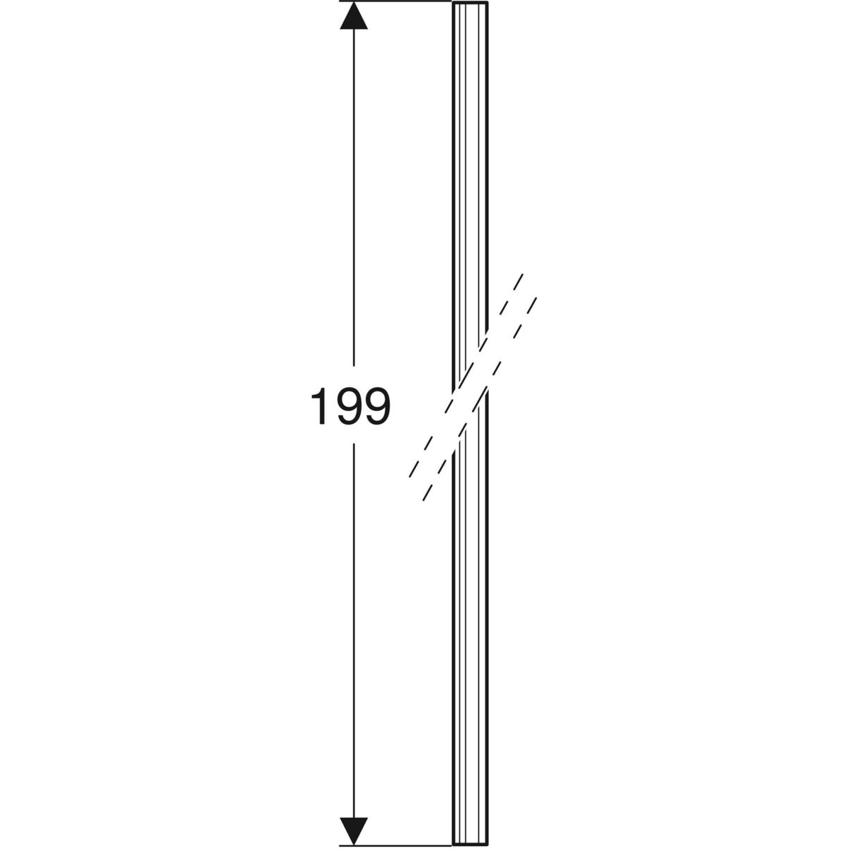 Tätningsprofil Contura Shower Showerama Art Sats för Pendeldörr