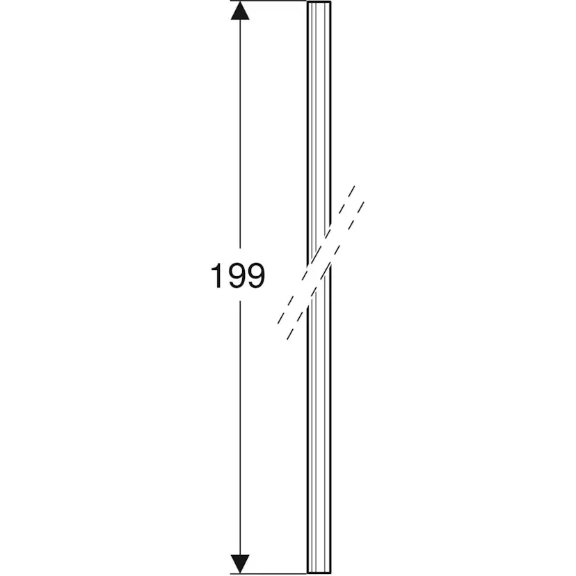 Tätningsprofil Contura Shower Showerama Art Sats för Pendeldörr