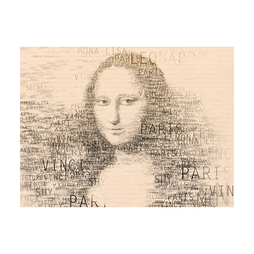 Fototapet Arkiio Mona Lisa Tankar