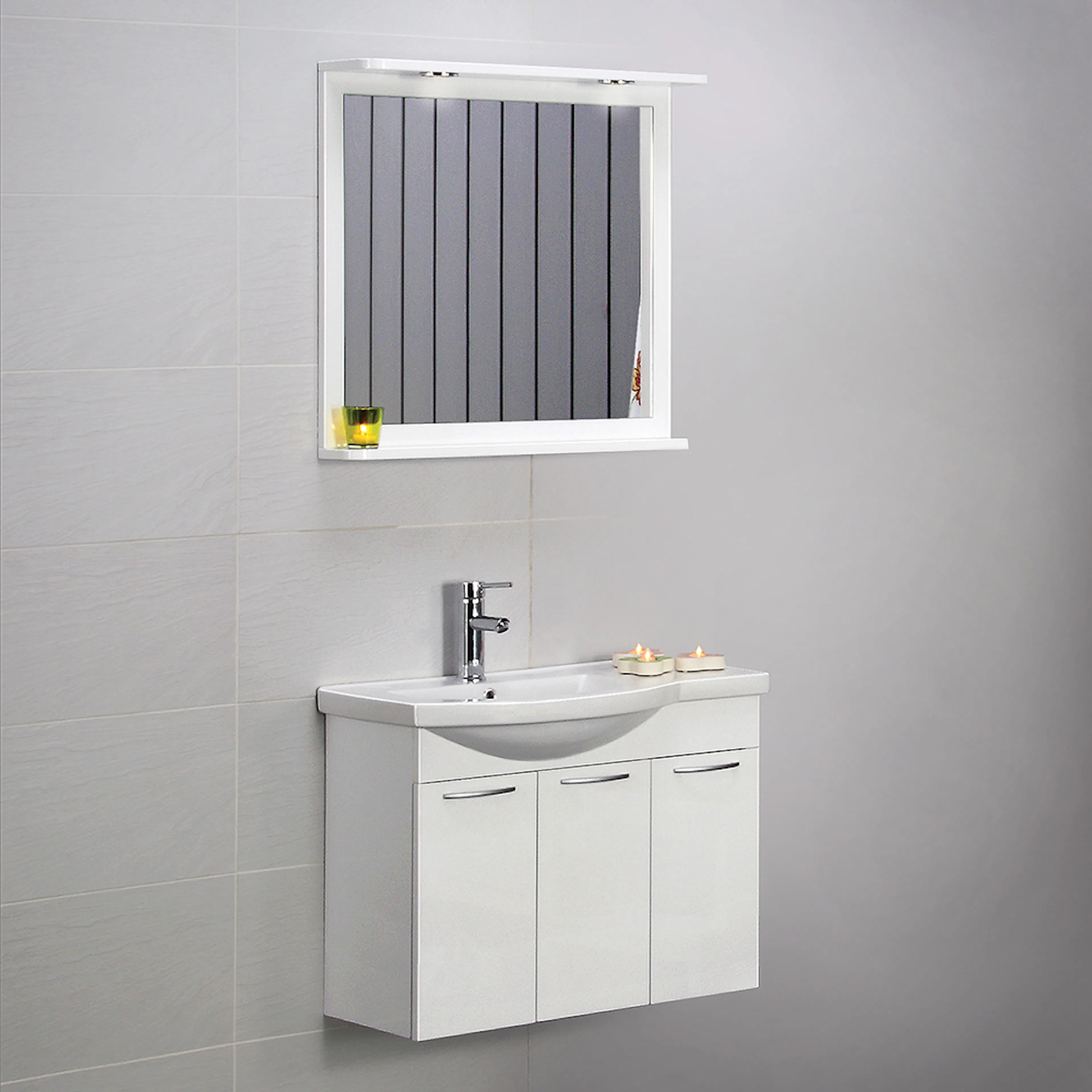 Möbelpaket Noro Fix Vit Högblank