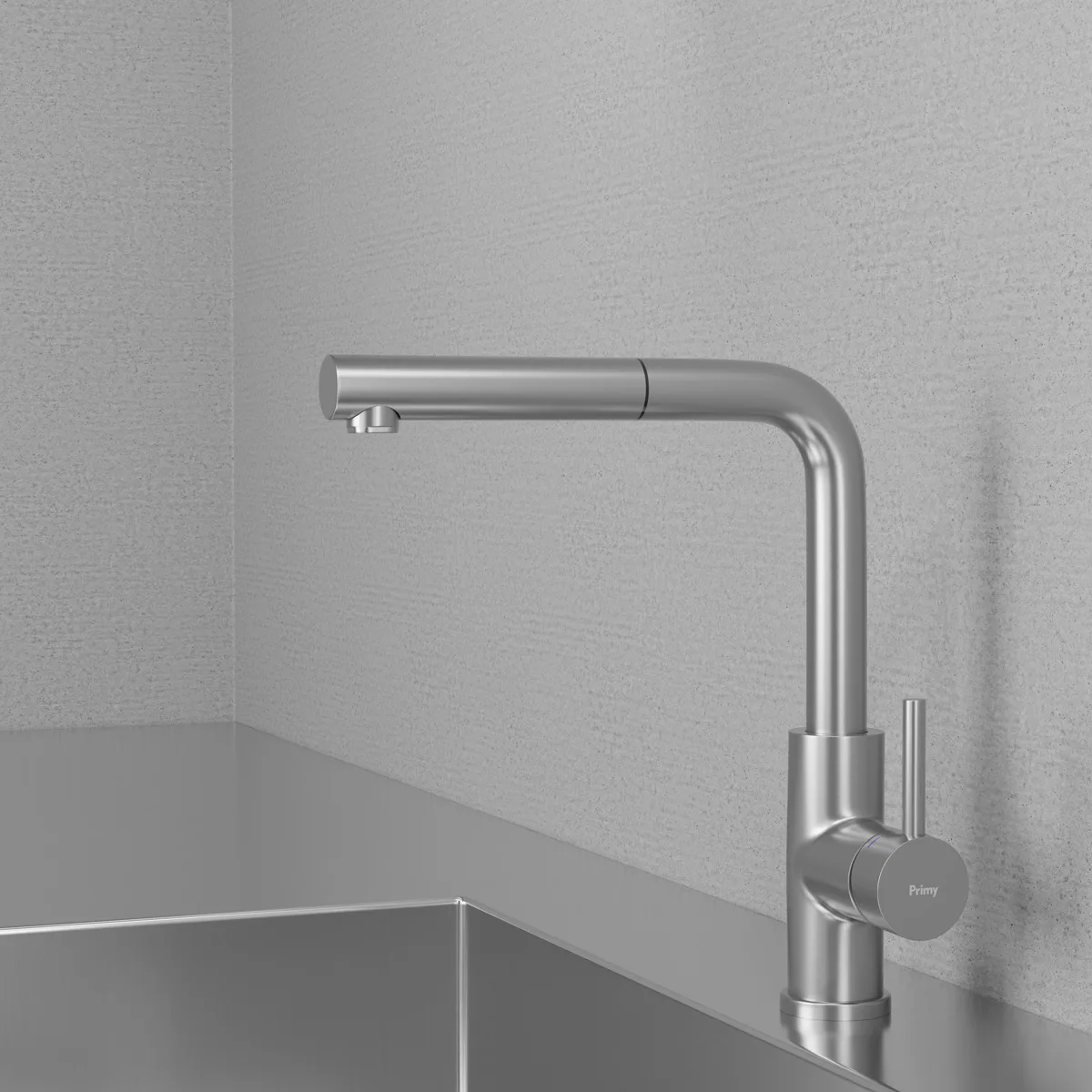 Köksblandare Scandtap Steel Vision Rostfritt Stål Utan Diskmaskinsavstängning