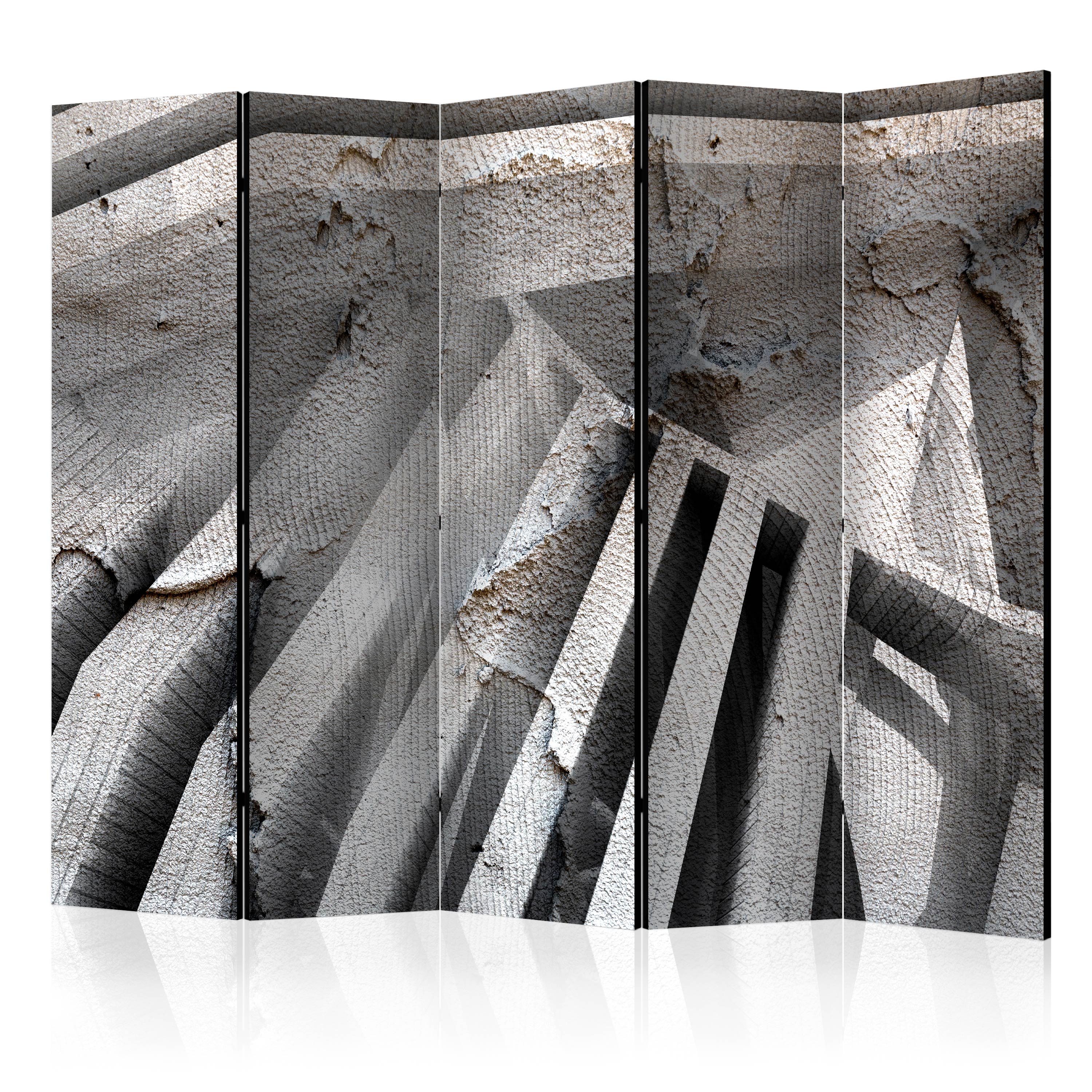 Rumsavdelare Arkiio Beton 3D II 225x172 cm