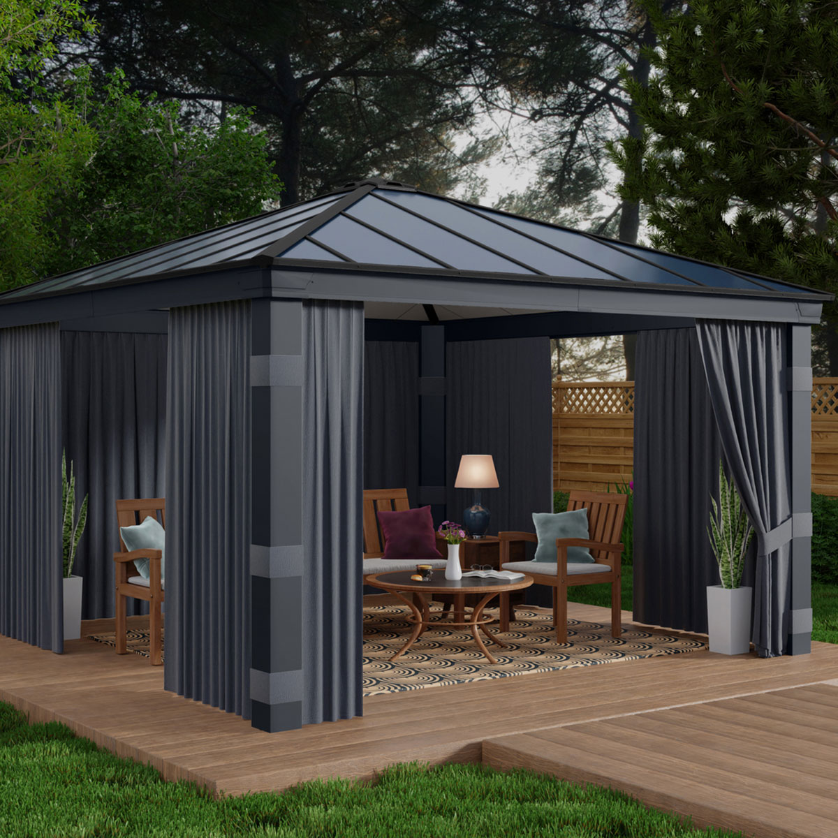Gardin Canopia by Palram 4-Pack Till Dallas Paviljong 4,2x4,2 m