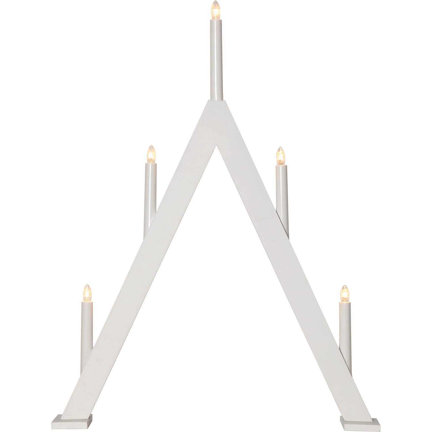 Ljusstake ALBO Vit, H: 660 mm