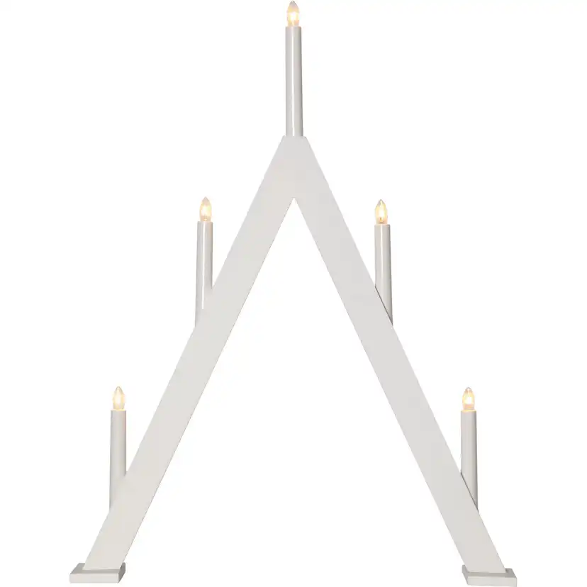 Ljusstake ALBO Vit, H: 660 mm