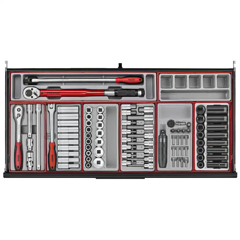 Verktygsset Teng Tools 1008 -Delar Svart