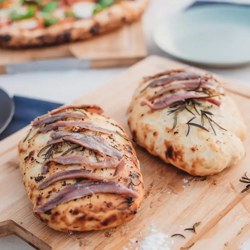 Pizzaugn GrillSymbol Pizzo med Pizzabord Inox