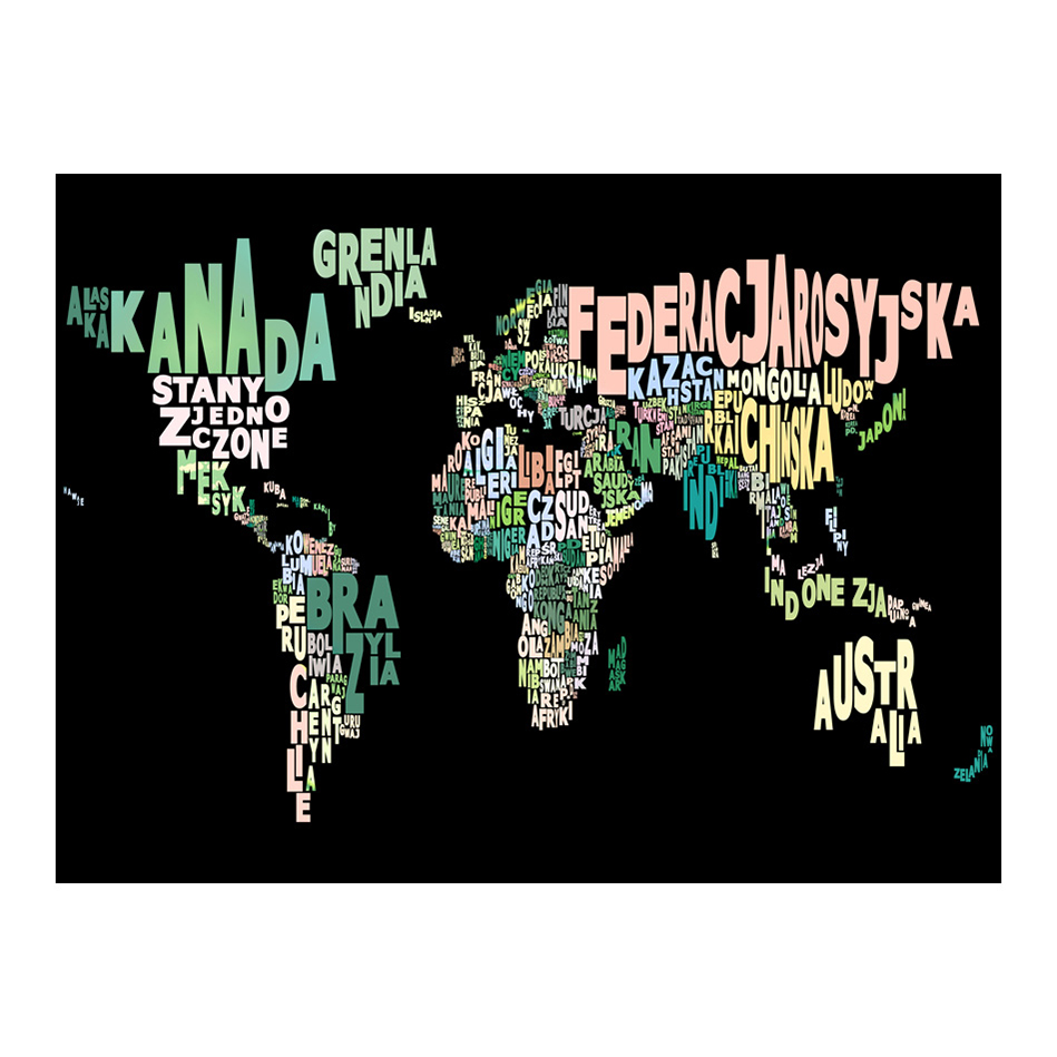 Fototapet Arkiio Geography In Polish