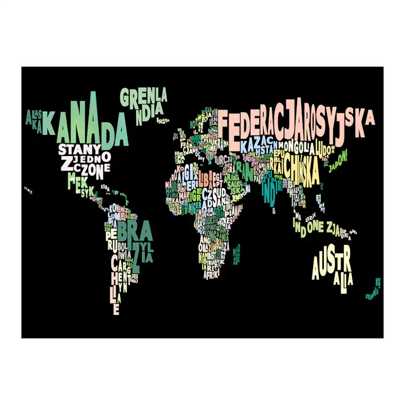 Fototapet Arkiio Geography In Polish