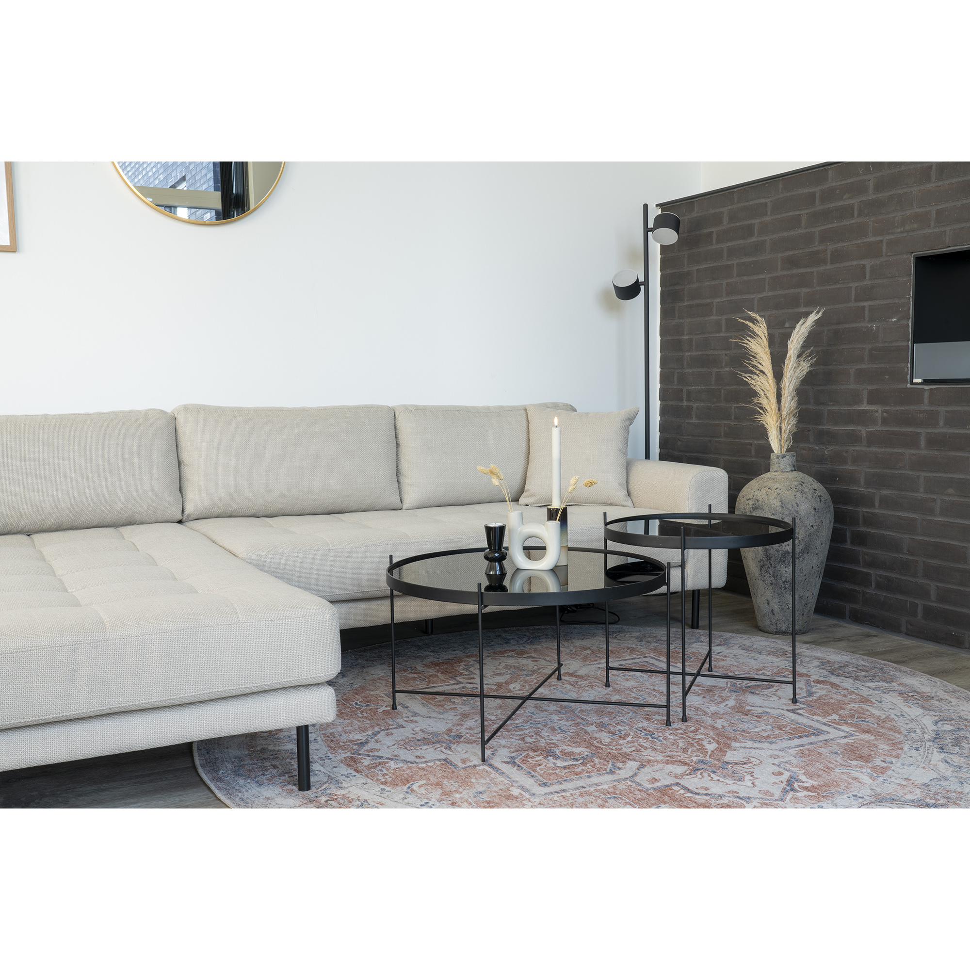 Orientalisk Matta House Nordic Havana Rund