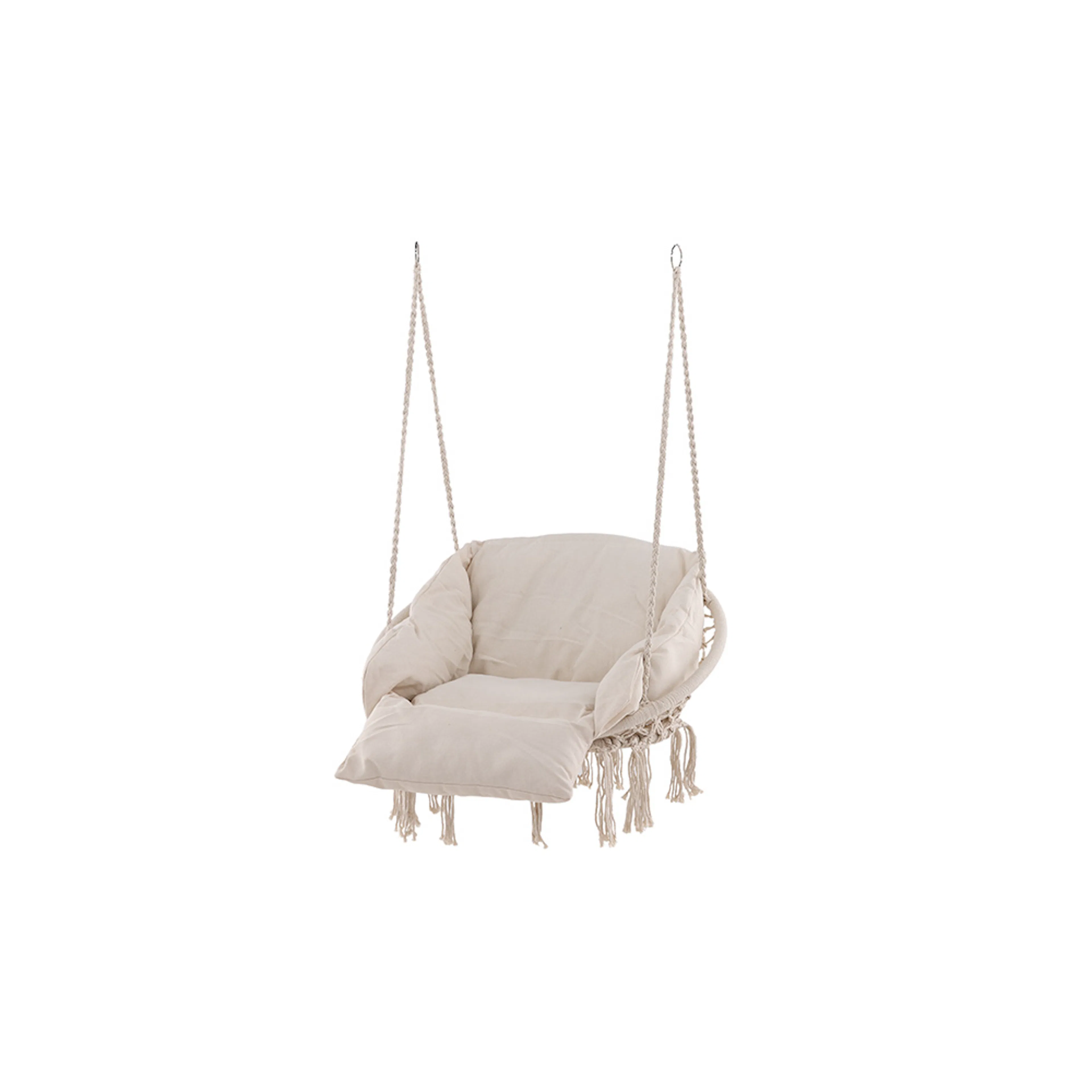 Hamtic Swing Steel/Fabric - White / w pillows Vit