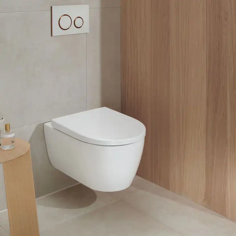 Toalettpaket Geberit iCon med WC-fixtur och Spolplatta