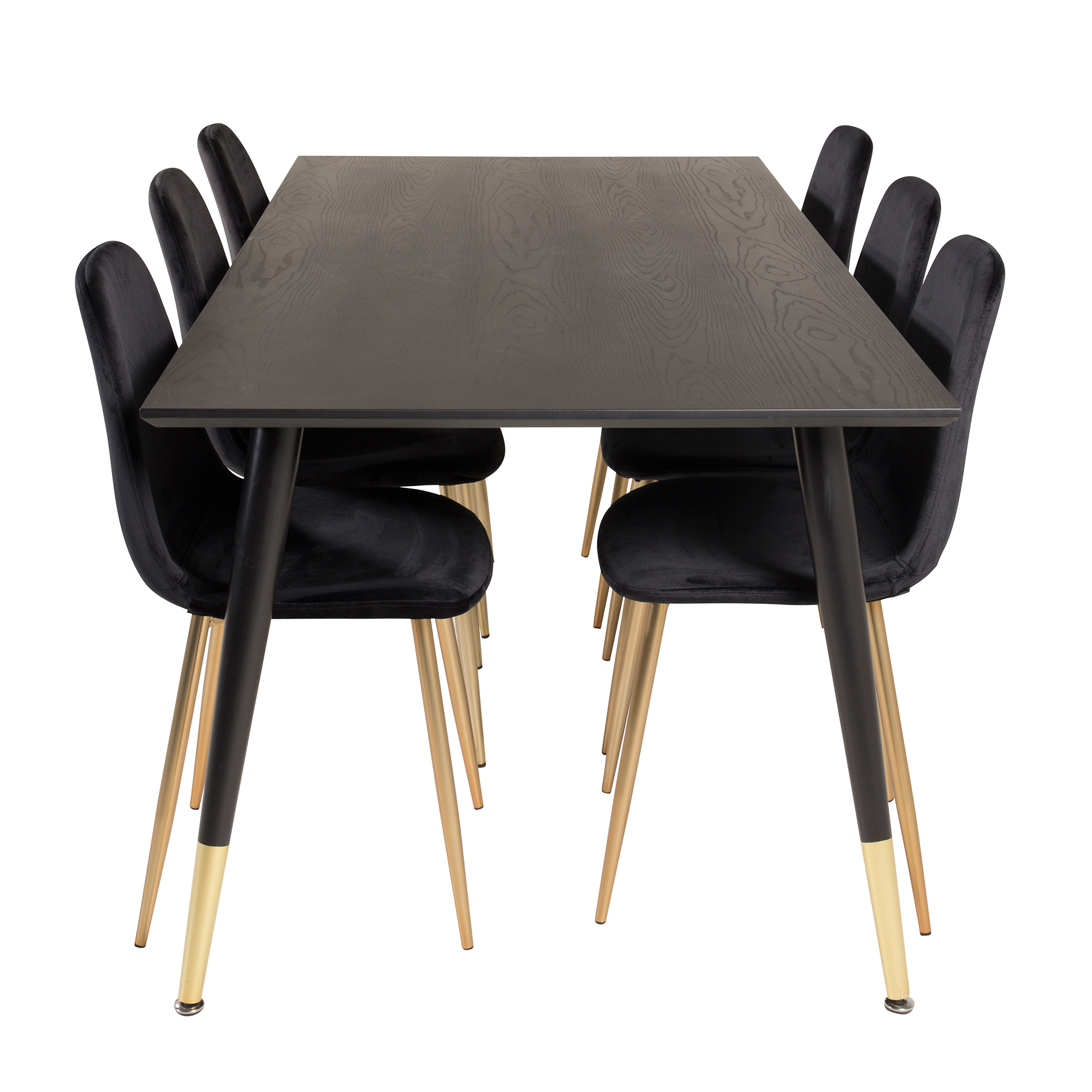 Matgrupp Venture Home Disa med 6 Pobbie Stolar Sammet