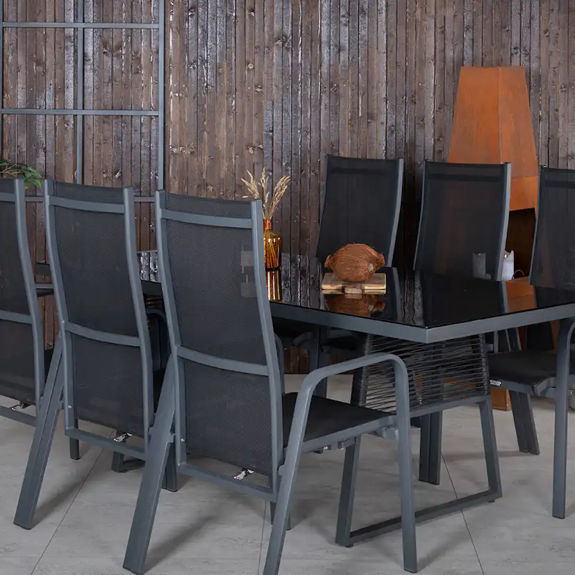 Spisegruppe Venture Home Douglas med 6 Copacabana Spisestoler