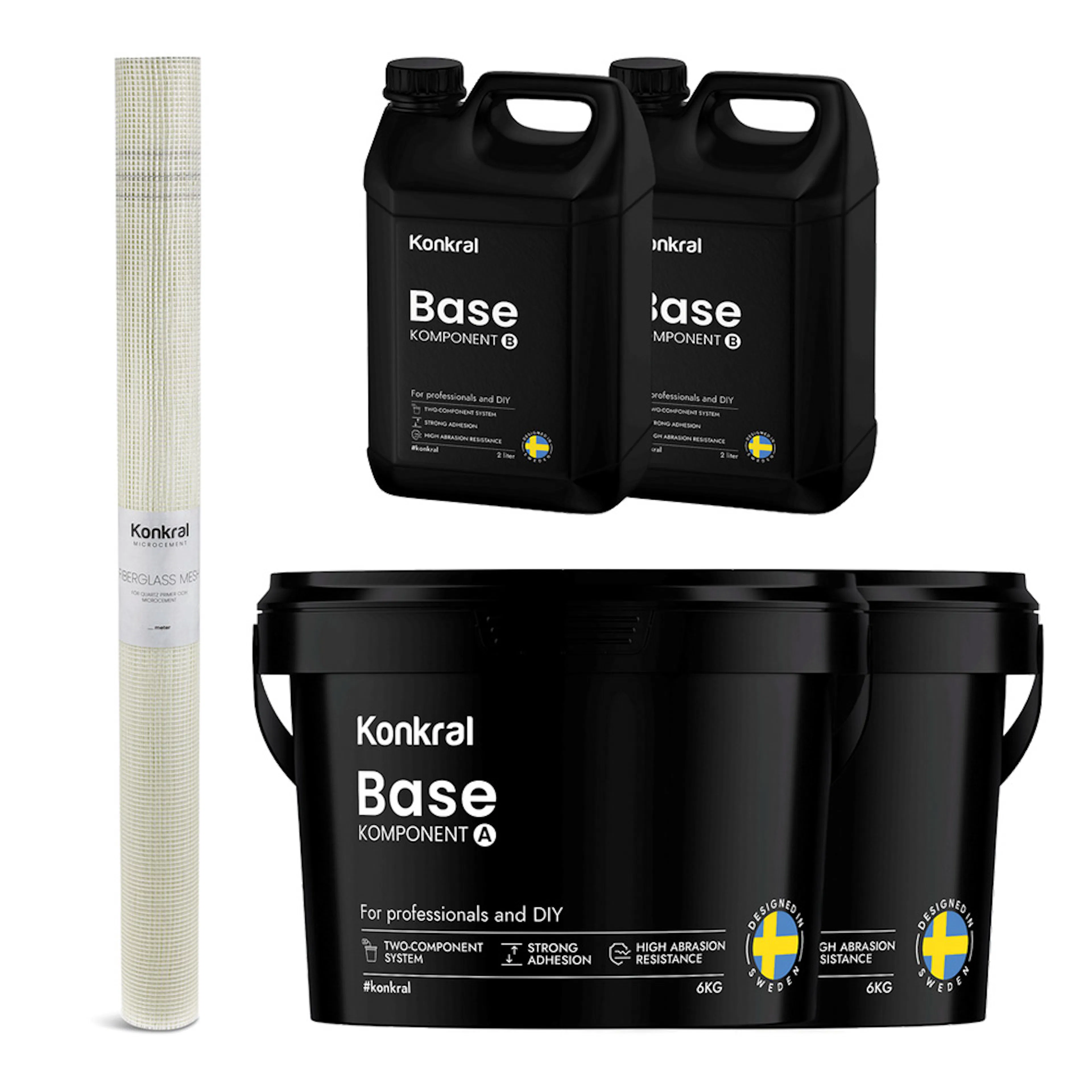 Komplett Förberedelsepaket Konkral För Microcement på Kakel & Klinker