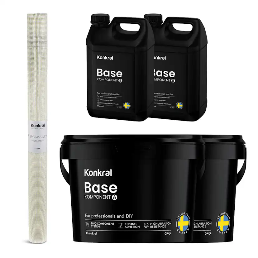 Komplett Förberedelsepaket Konkral För Microcement på Kakel & Klinker