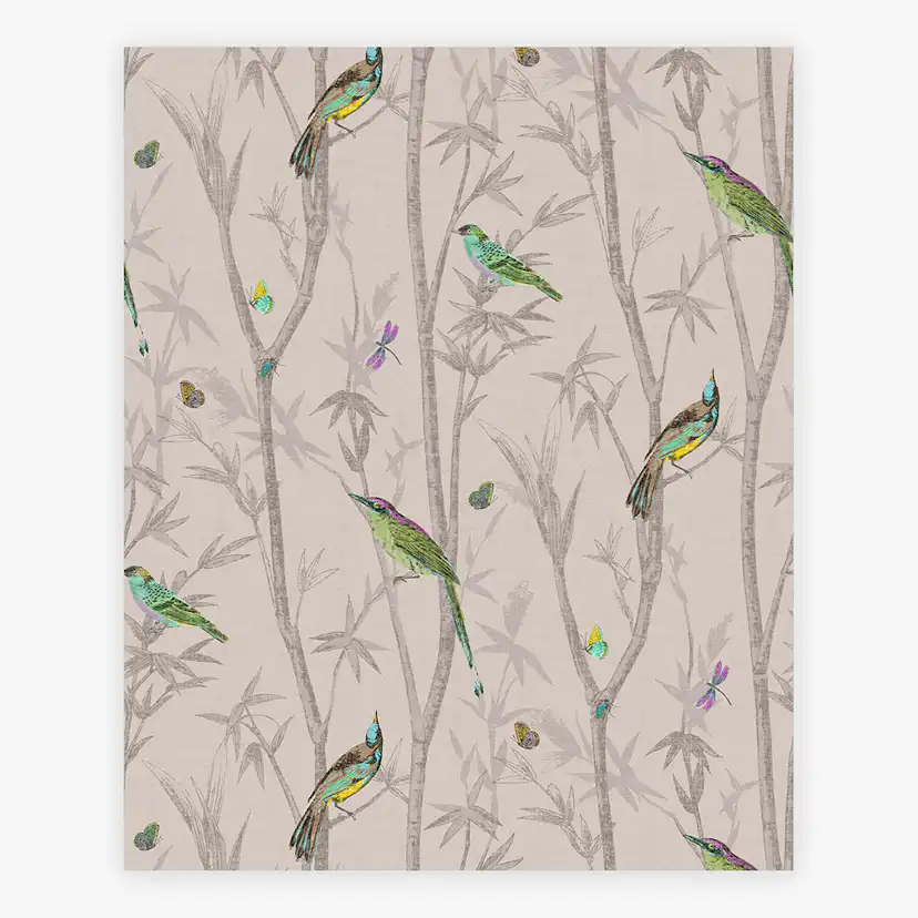 Tapet NEXT Chinoiserie Bird Trail Natural