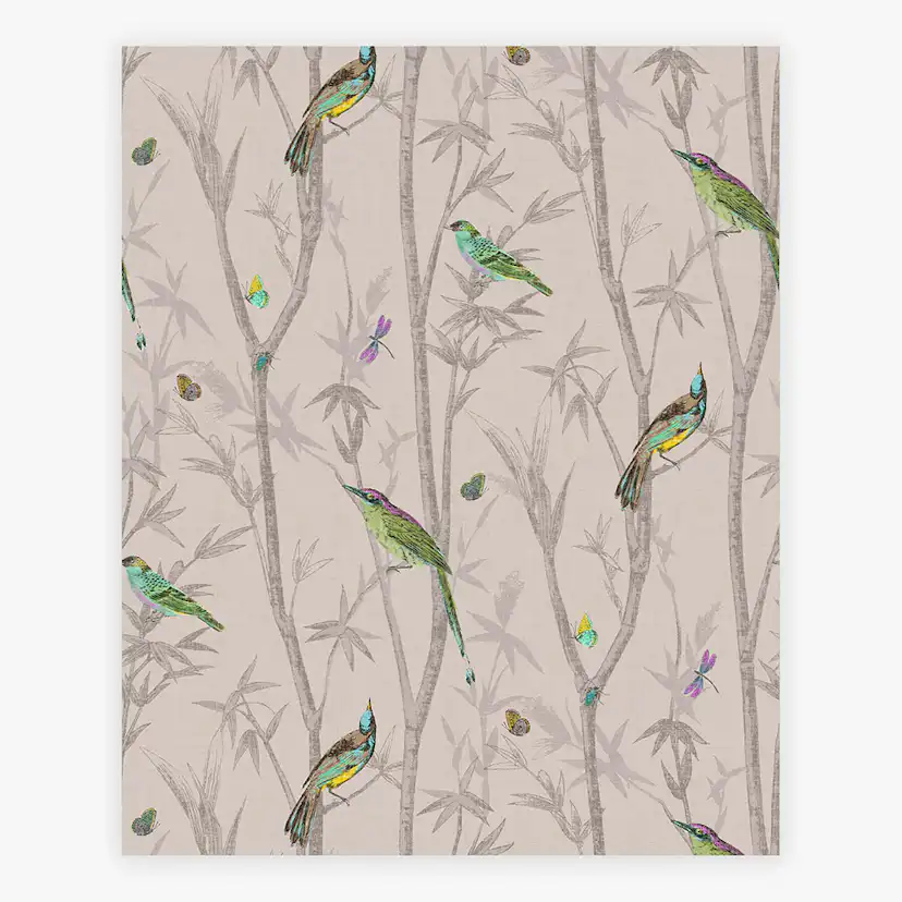 Tapet NEXT Chinoiserie Bird Trail Natural