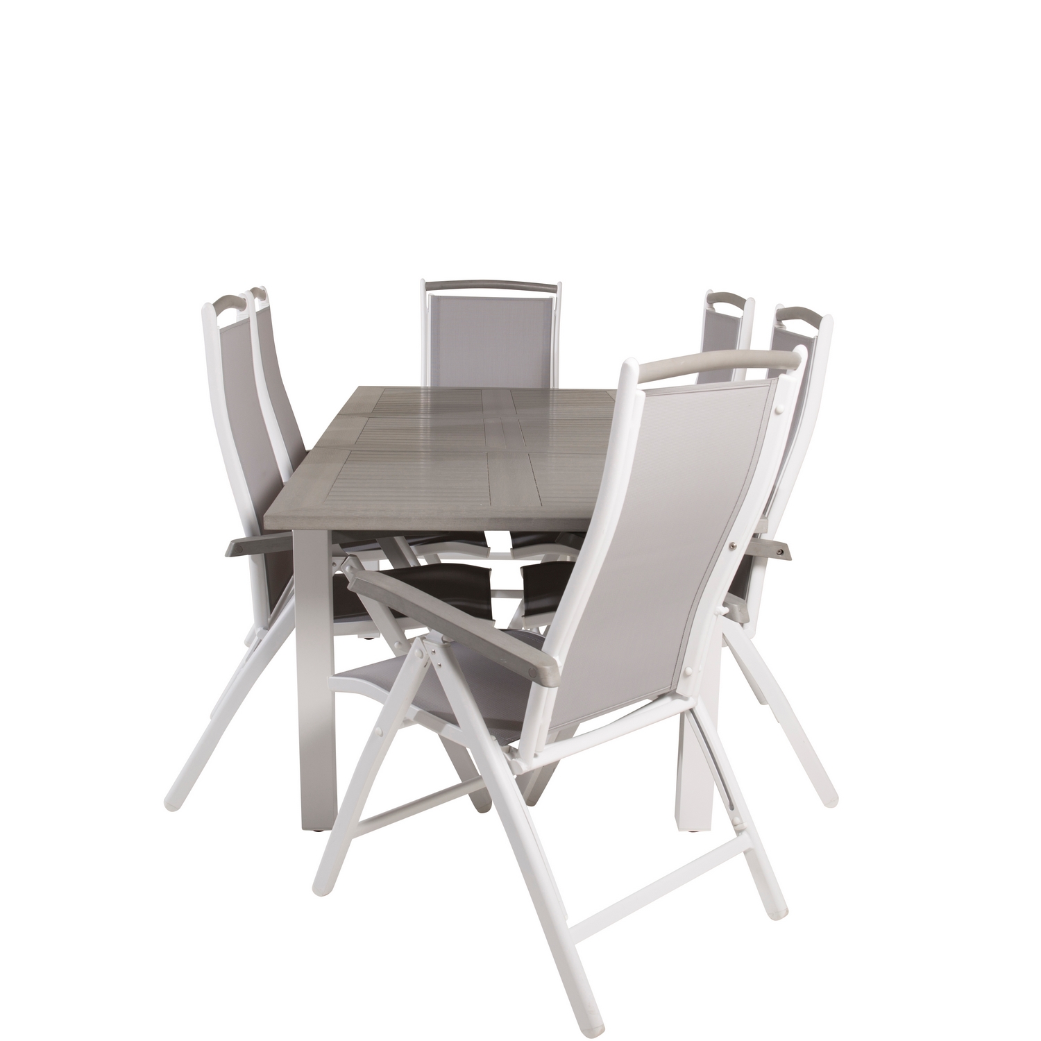 Matgrupp Venture Home Aleyna 152/210 med 6 Stolar