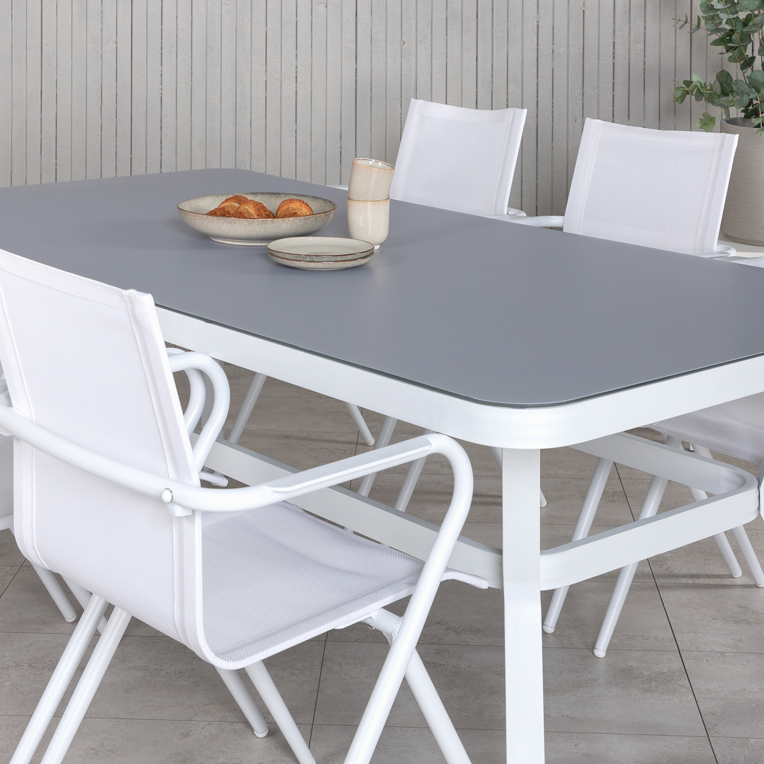 Matgrupp Venture Home Virya 160x90 cm med 6 Alina Matstolar