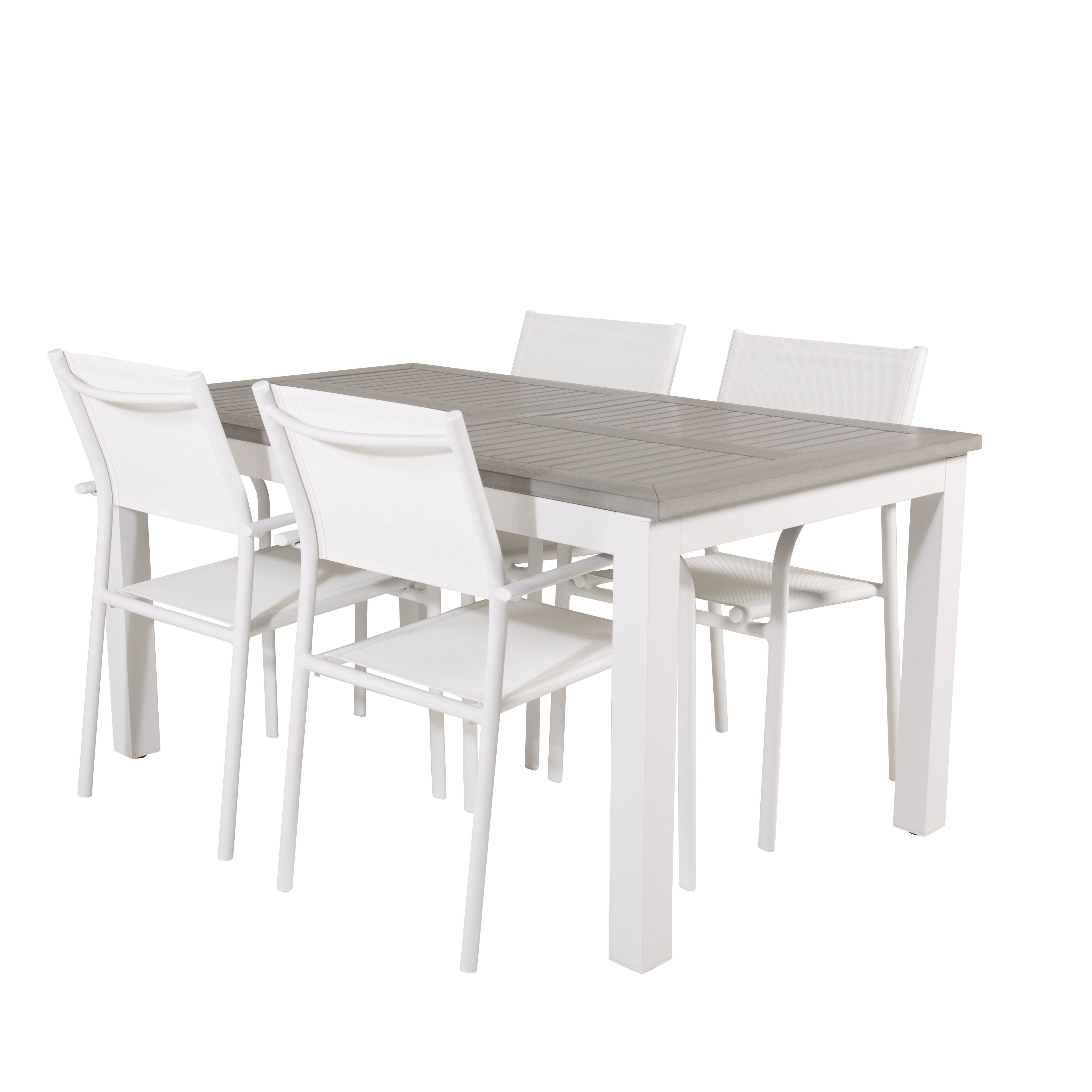 Matgrupp Venture Home Aleyna 160/240 med 4 Siri Matstolar