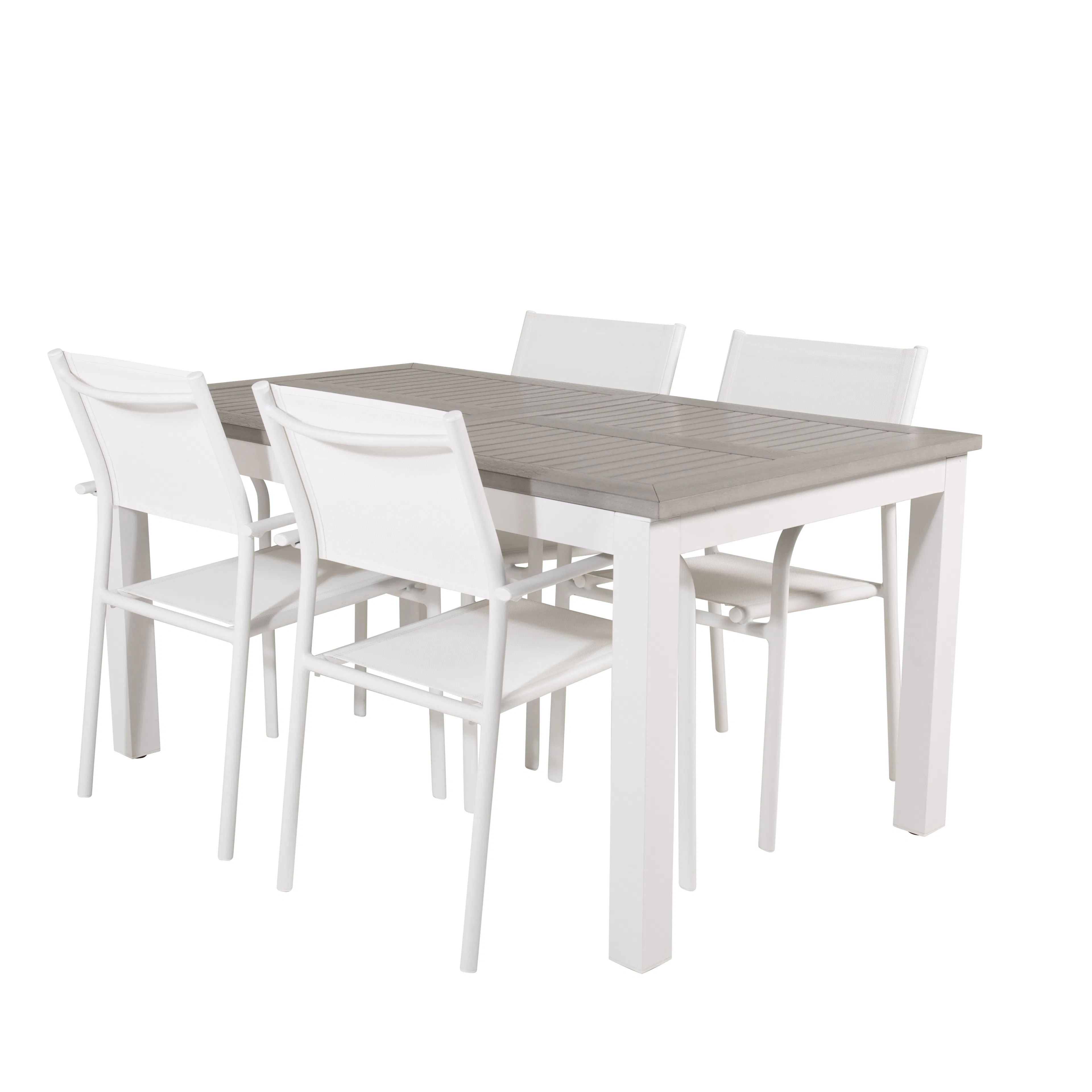 Matgrupp Venture Home Aleyna 160/240 med 4 Siri Matstolar