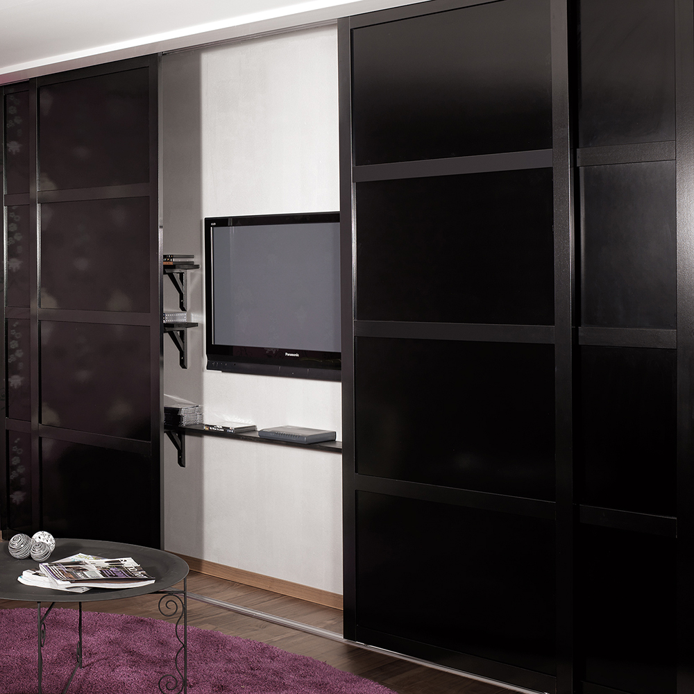 Ramverk Lundbergs Shoji Svart