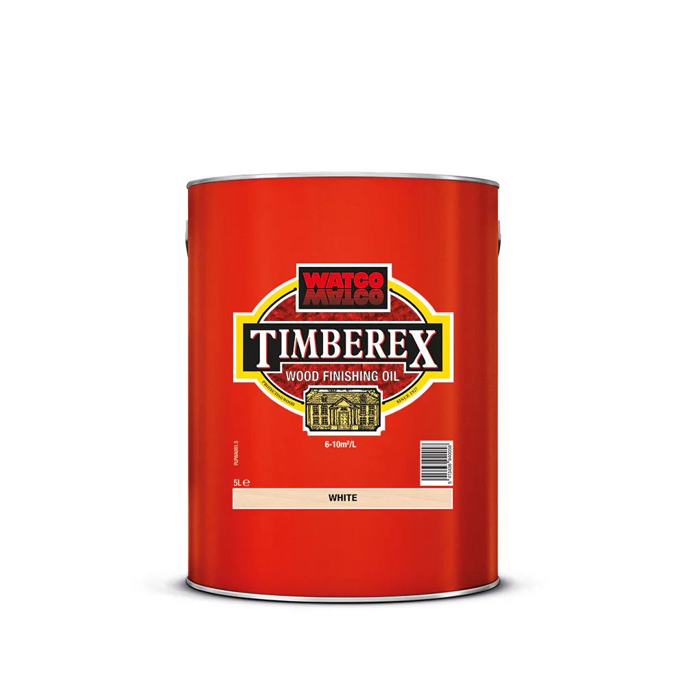 Träolja Timberex Colourd White 5L